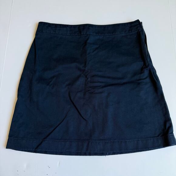 Lands End Girls Navy Blue Chino Skort 7 - Picture 2 of 9